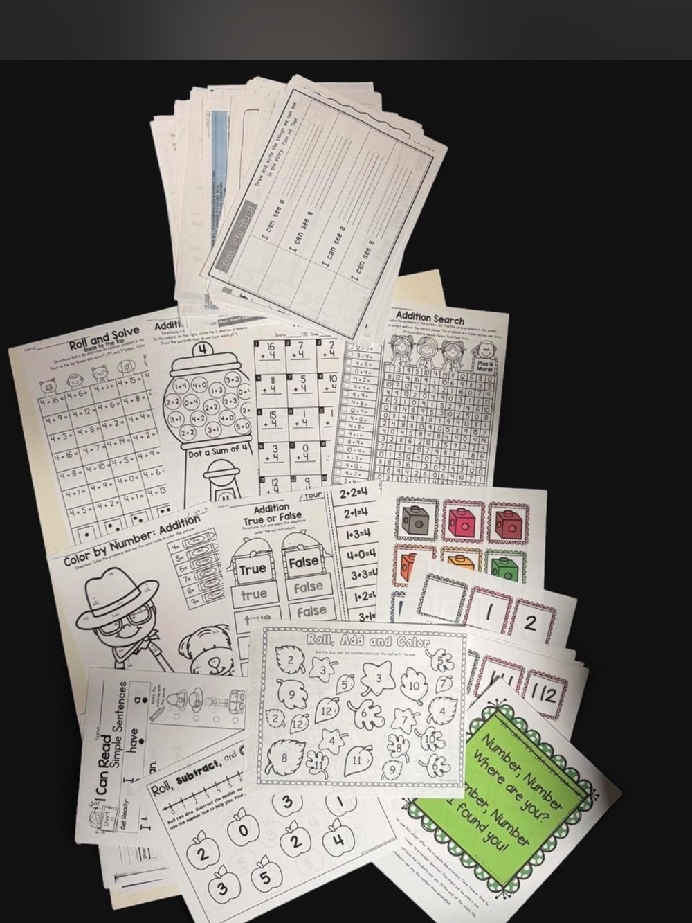 Math Activity Worksheets